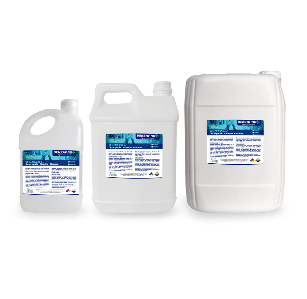 BENZAWASH-AC DETERGENTE ALCALINO CLORADO